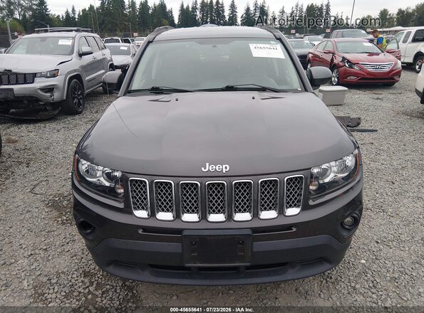 1C4NJDEBXGD758130 2016 JEEP COMPASS Gray Вид задньої частини салону