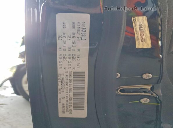 1C4NJDEBXGD759729 2016 JEEP COMPASS Black Вид наклейки з VIN-кодом