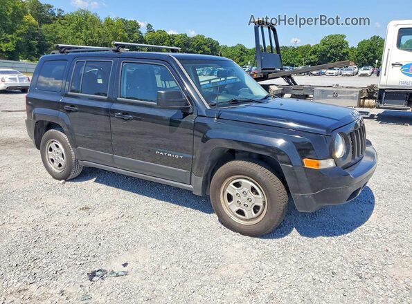 1C4NJPBA0GD528531 2016 JEEP PATRIOT Black Front right