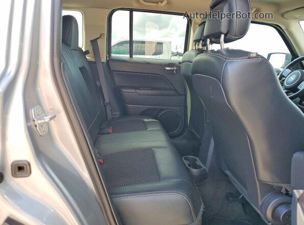 1C4NJPBA0HD132228 2017 JEEP PATRIOT Silver Rear seats view