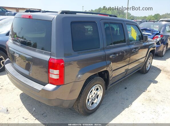 1C4NJPBA0HD207641 2017 JEEP PATRIOT Gray Tył prawy