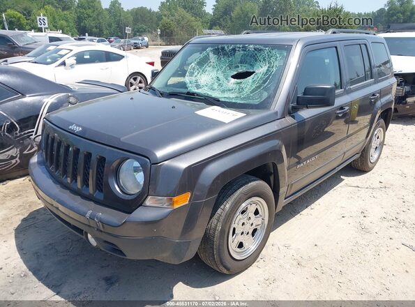 1C4NJPBA0HD207641 2017 JEEP PATRIOT Gray Przód lewy