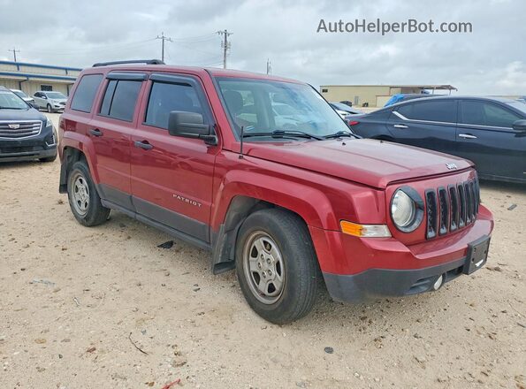 1C4NJPBA0HD209955 2017 JEEP PATRIOT Red წინა მარჯვენა