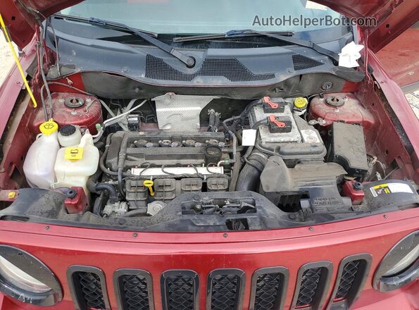 1C4NJPBA0HD209955 2017 JEEP PATRIOT Red უკანა სალონის ხედი
