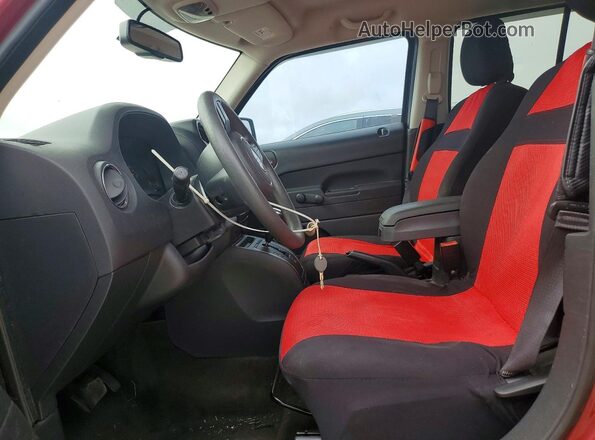 1C4NJPBA0HD209955 2017 JEEP PATRIOT Red წინა სალონის ხედი