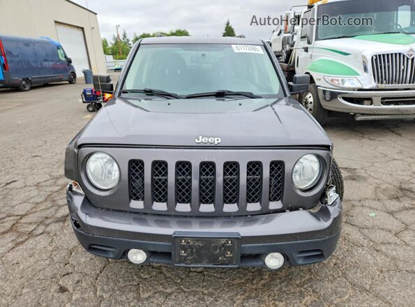 1C4NJPBA1GD583313 2016 JEEP PATRIOT Серый Вид спереди