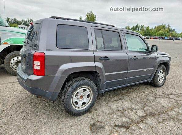 1C4NJPBA1GD583313 2016 JEEP PATRIOT Серый Задняя правая четверть