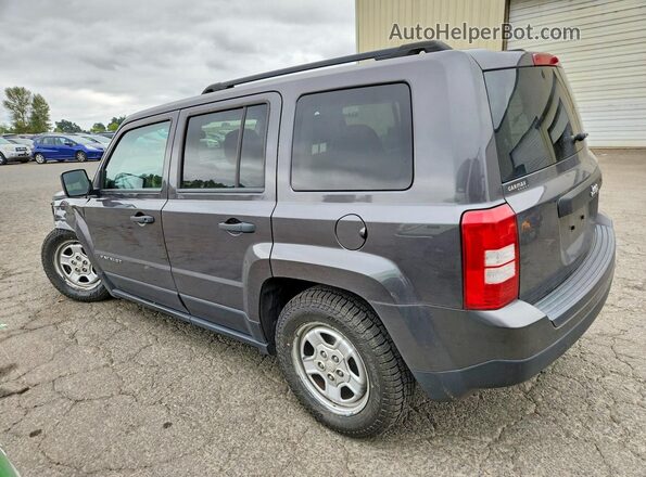 1C4NJPBA1GD583313 2016 JEEP PATRIOT Серый Задняя левая четверть