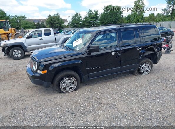 1C4NJPBA1HD172527 2017 JEEP PATRIOT Black Առջևի ձախ երեք քառորդ տեսարան