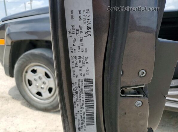 1C4NJPBA1HD203629 2017 JEEP PATRIOT Gray Вид наклейки з VIN-кодом
