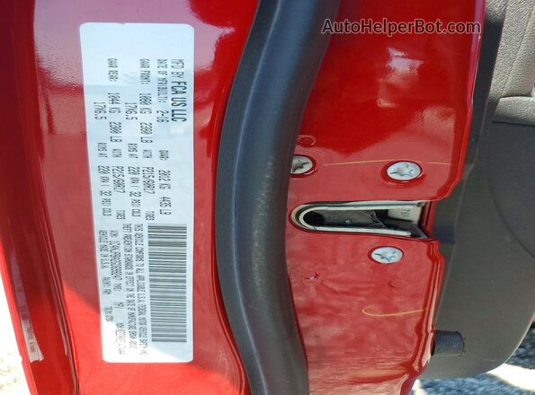 1C4NJPBA2GD699247 2016 JEEP PATRIOT Red VIN կոդի պիտակի տեսք