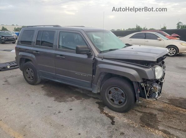 1C4NJPBA3GD716623 2016 JEEP PATRIOT Gray Front right