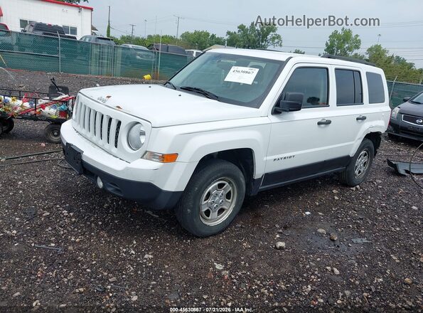 1C4NJPBA5GD716610 2016 JEEP PATRIOT White Առջևի ձախ երեք քառորդ տեսարան