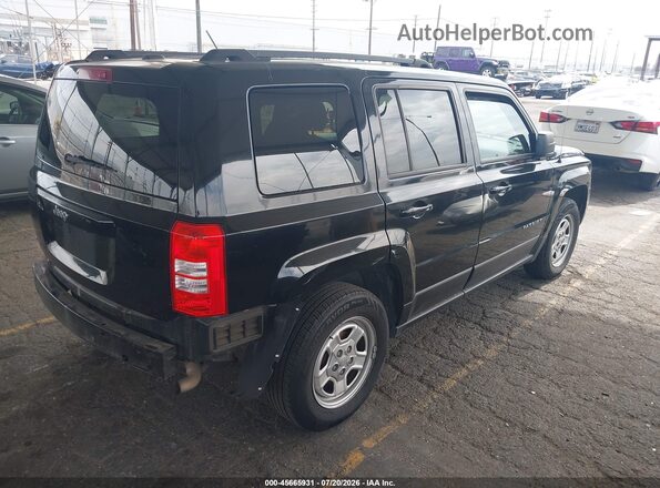 1C4NJPBA6GD655767 2016 JEEP PATRIOT Black Tył prawy