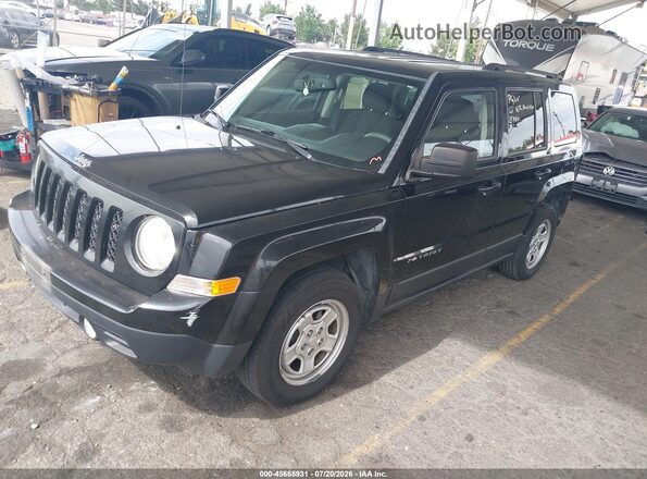 1C4NJPBA6GD655767 2016 JEEP PATRIOT Black Przód lewy