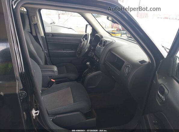 1C4NJPBA6GD655767 2016 JEEP PATRIOT Black Widok wnętrza z przodu
