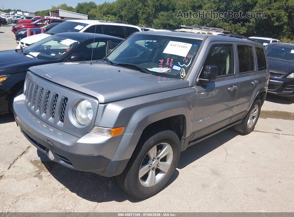 1C4NJPBA6GD669538 2016 JEEP PATRIOT Gray Առջևի ձախ երեք քառորդ տեսարան