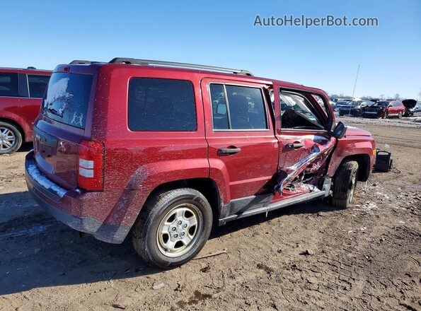 1C4NJPBA6GD748336 2016 JEEP PATRIOT Red Tył prawy