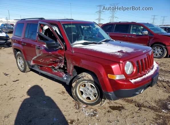 1C4NJPBA6GD748336 2016 JEEP PATRIOT Red Przód prawy