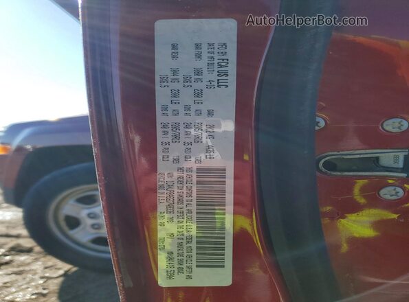 1C4NJPBA6GD748336 2016 JEEP PATRIOT Red Widok komory silnika