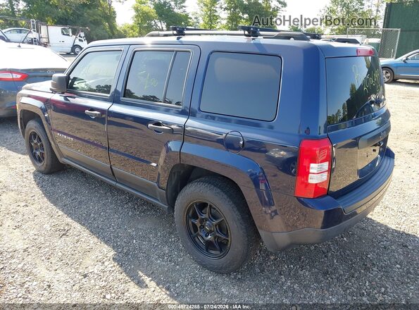 1C4NJPBA6HD102425 2017 JEEP PATRIOT Синий Задняя левая четверть