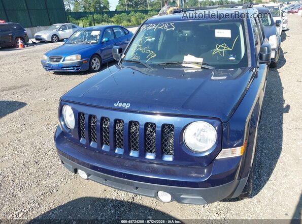 1C4NJPBA6HD102425 2017 JEEP PATRIOT Синий Вид панели приборов