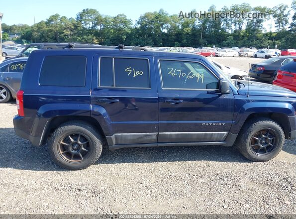 1C4NJPBA6HD102425 2017 JEEP PATRIOT Синий Вид щитка приборов