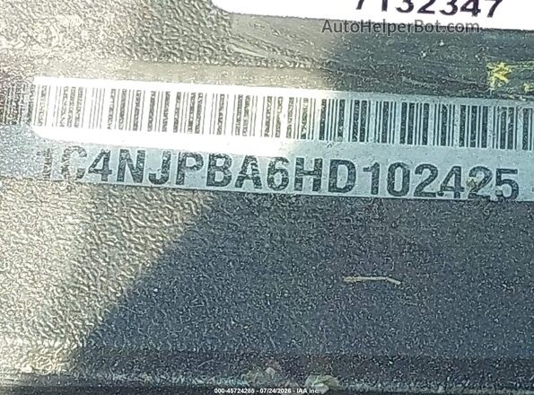 1C4NJPBA6HD102425 2017 JEEP PATRIOT Синий 