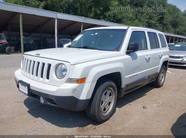 1C4NJPBA7GD769390 2016 JEEP PATRIOT White Առջևի ձախ երեք քառորդ տեսարան