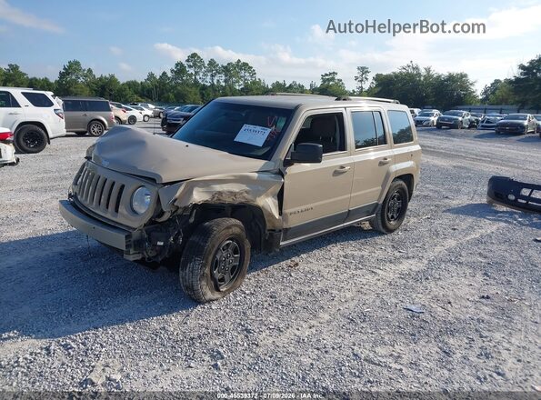 1C4NJPBA7HD199392 2017 JEEP PATRIOT Tan Առջևի ձախ երեք քառորդ տեսարան