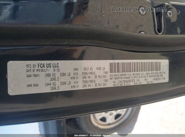 1C4NJPBA8GD807676 2016 JEEP PATRIOT Black Engine compartment view