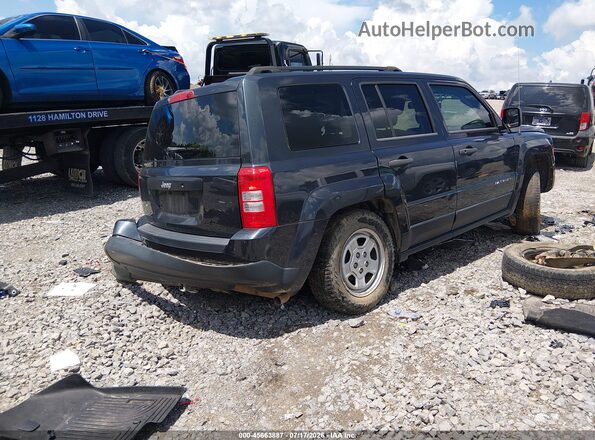 1C4NJPBA9GD589389 2016 JEEP PATRIOT Черный Задняя правая четверть