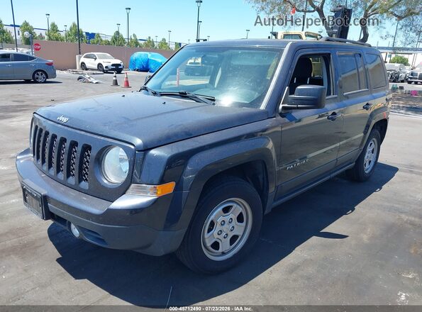 1C4NJPBAXGD503541 2016 JEEP PATRIOT Gray Առջևի ձախ երեք քառորդ տեսարան