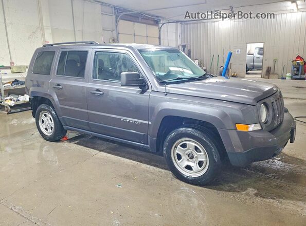 1C4NJPBAXGD537530 2016 JEEP PATRIOT Gray Delantero derecho