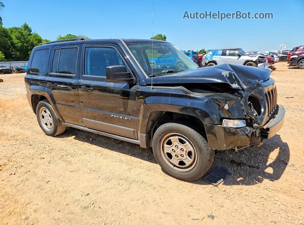 1C4NJPBAXGD601002 2016 JEEP PATRIOT Black წინა მარჯვენა