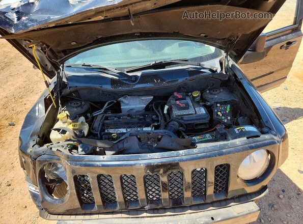 1C4NJPBAXGD601002 2016 JEEP PATRIOT Black ძრავის განყოფილების ხედი