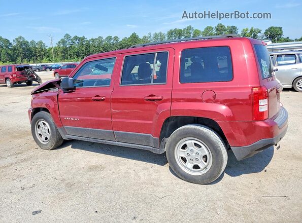 1C4NJPBAXGD726615 2016 JEEP PATRIOT Burgundy Հետևի ձախ