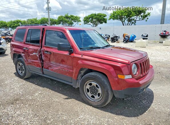 1C4NJPBAXGD783820 2016 JEEP PATRIOT Red Передня права чверть