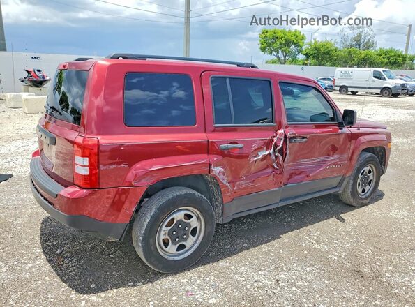 1C4NJPBAXGD783820 2016 JEEP PATRIOT Red Задня права чверть