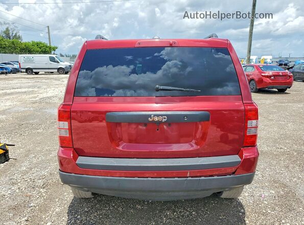 1C4NJPBAXGD783820 2016 JEEP PATRIOT Red Вид ззаду