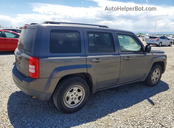 1C4NJPBB0GD507574 2016 JEEP PATRIOT Gray Trasero derecho