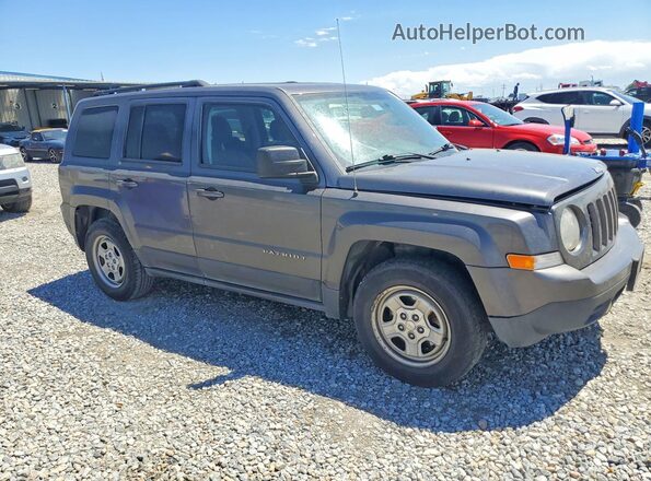 1C4NJPBB0GD507574 2016 JEEP PATRIOT Gray Delantero derecho