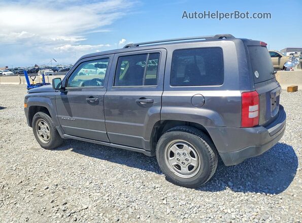 1C4NJPBB0GD507574 2016 JEEP PATRIOT Gray Trasero izquierdo