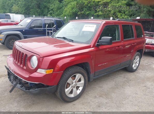 1C4NJPBB0GD698882 2016 JEEP PATRIOT Красный Передняя левая четверть