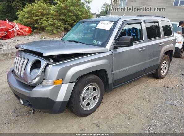 1C4NJPBB0HD166596 2017 JEEP PATRIOT Pewter Vista tres cuartos delantera izquierda