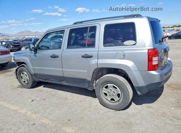 1C4NJPBB1GD700736 2016 JEEP PATRIOT Серый Задняя левая четверть