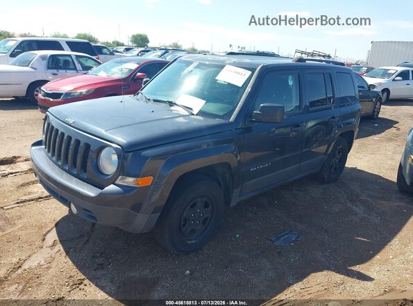 1C4NJPBB5GD562070 2016 JEEP PATRIOT Черный Передняя левая четверть