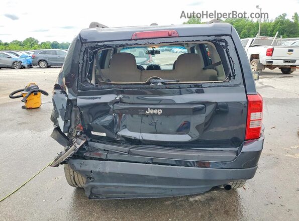 1C4NJPBB5GD604365 2016 JEEP PATRIOT Black უკანა ხედი