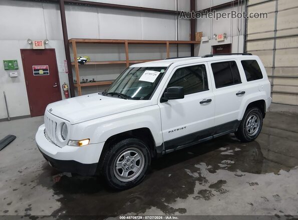 1C4NJPBB6GD804056 2016 JEEP PATRIOT White Առջևի ձախ երեք քառորդ տեսարան