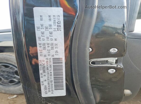 1C4NJPBB6GD808091 2016 JEEP PATRIOT Black VIN կոդի պիտակի տեսք